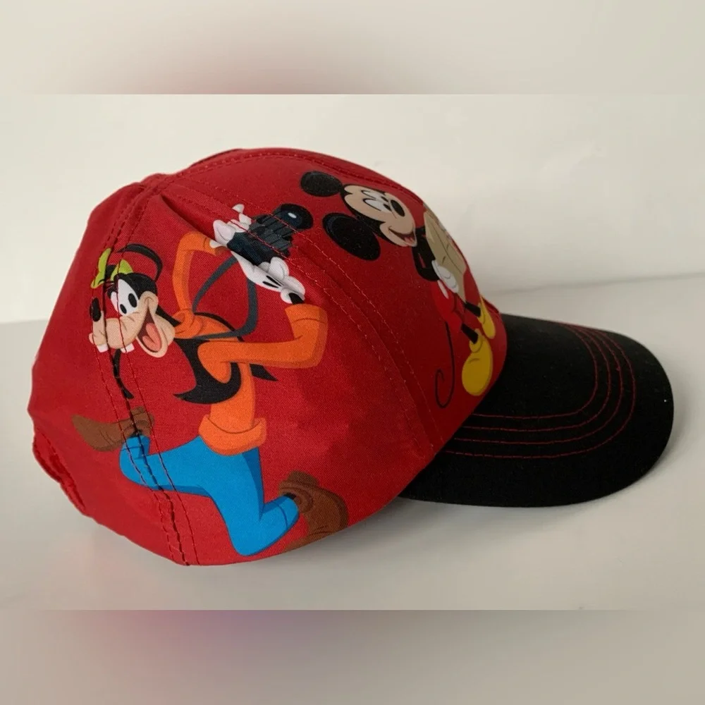 DISNEYLAND RESORT DISNEY PARKS MICKEY MOUSE PLUTO INFANT RED AND BLACK CAP HAT